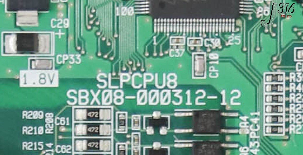 34187 SINFONIA TECHNOLOGY PCB ASSY, SLPCPU8, P/N: SBX93-100415-11